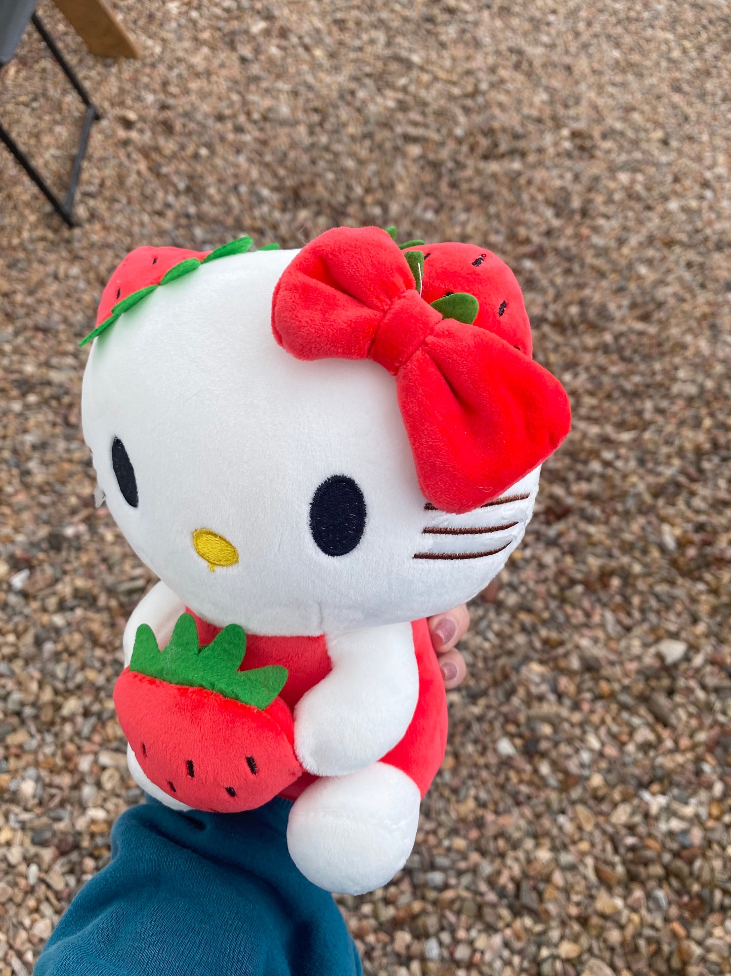 Sanrio Hello kitty red strawberry plush