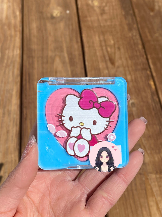 Hello kitty Sanrio makeup pink blush