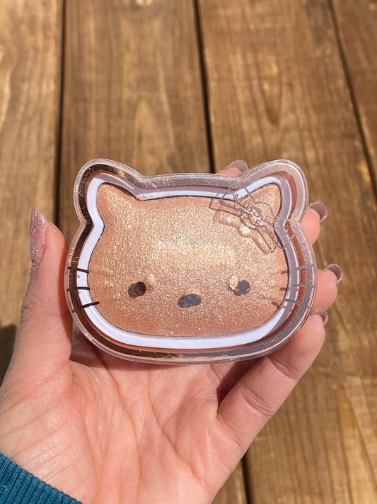Hello kitty Sanrio makeup highlight