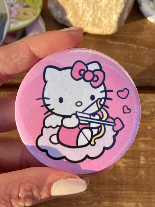 Hello kitty Cupid sanrio button pin