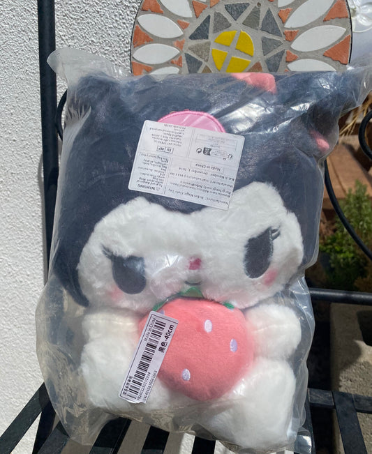 Big Sanrio Kuromi strawberry plush