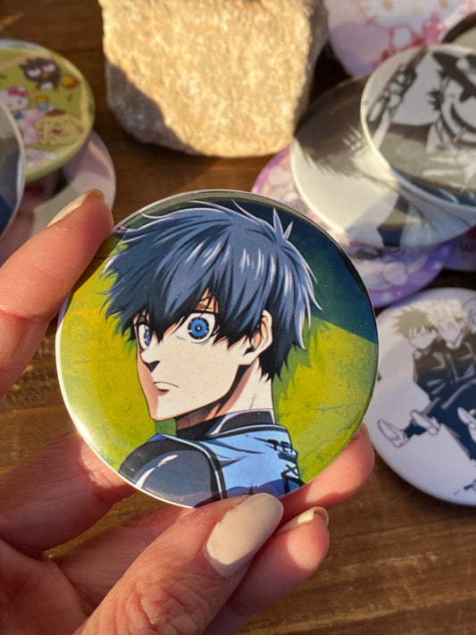 (OOPSIE!) Yoichi anime button pin