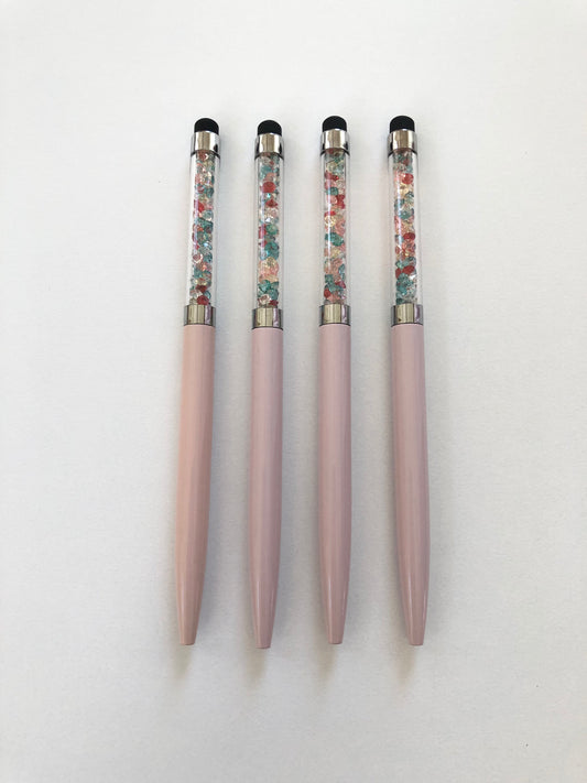 Stylus Rhinestone Pink Pen 1PCS