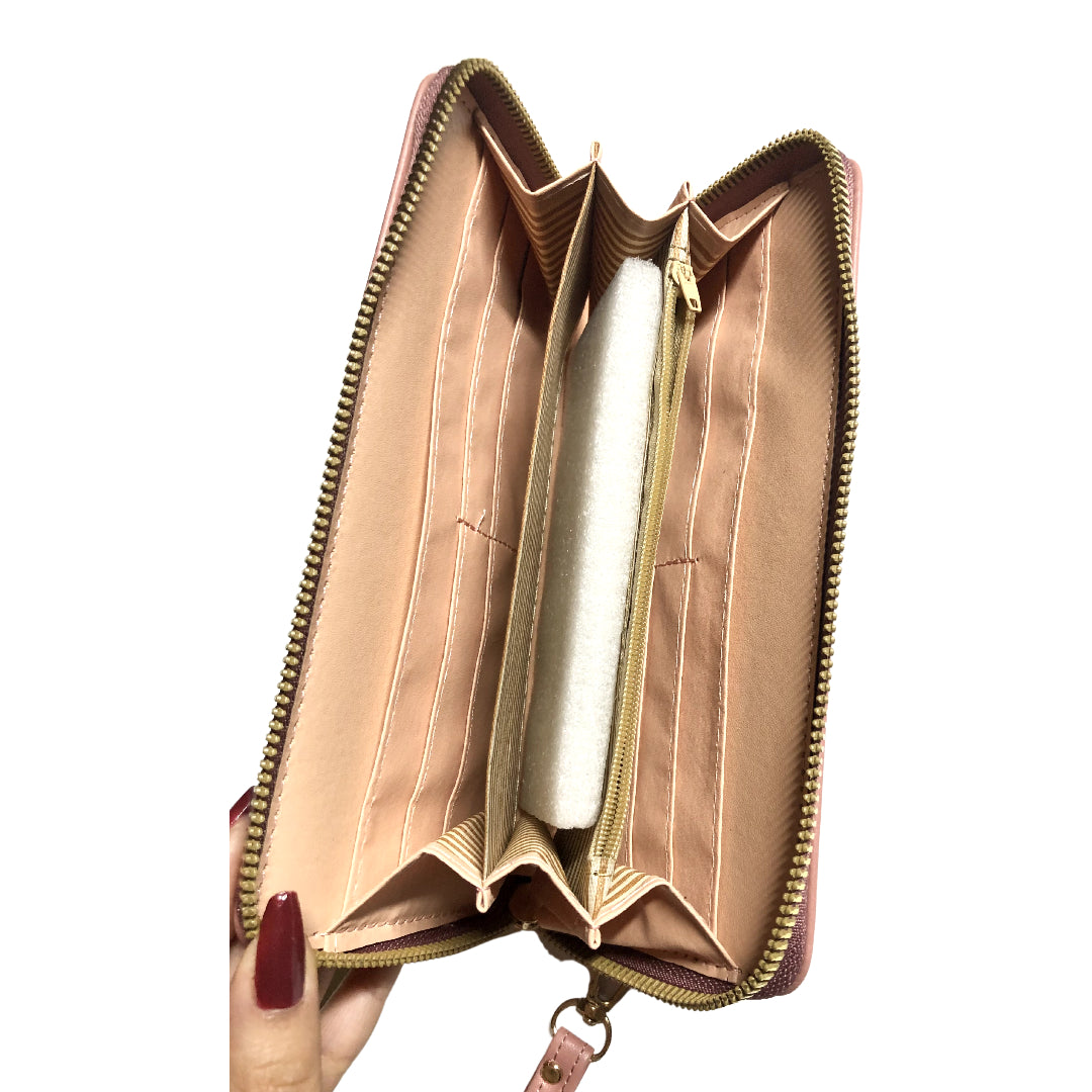 Blush Pink Wrist Wallet